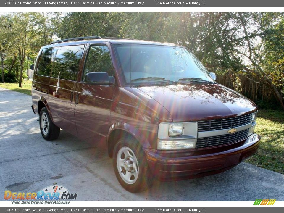 2005 Chevrolet Astro Passenger Van Dark Carmine Red Metallic / Medium Gray Photo #14