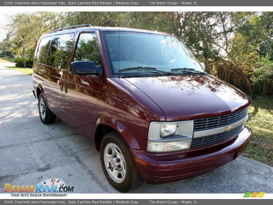 2005 Chevrolet Astro Passenger Van Dark Carmine Red Metallic / Medium Gray Photo #17