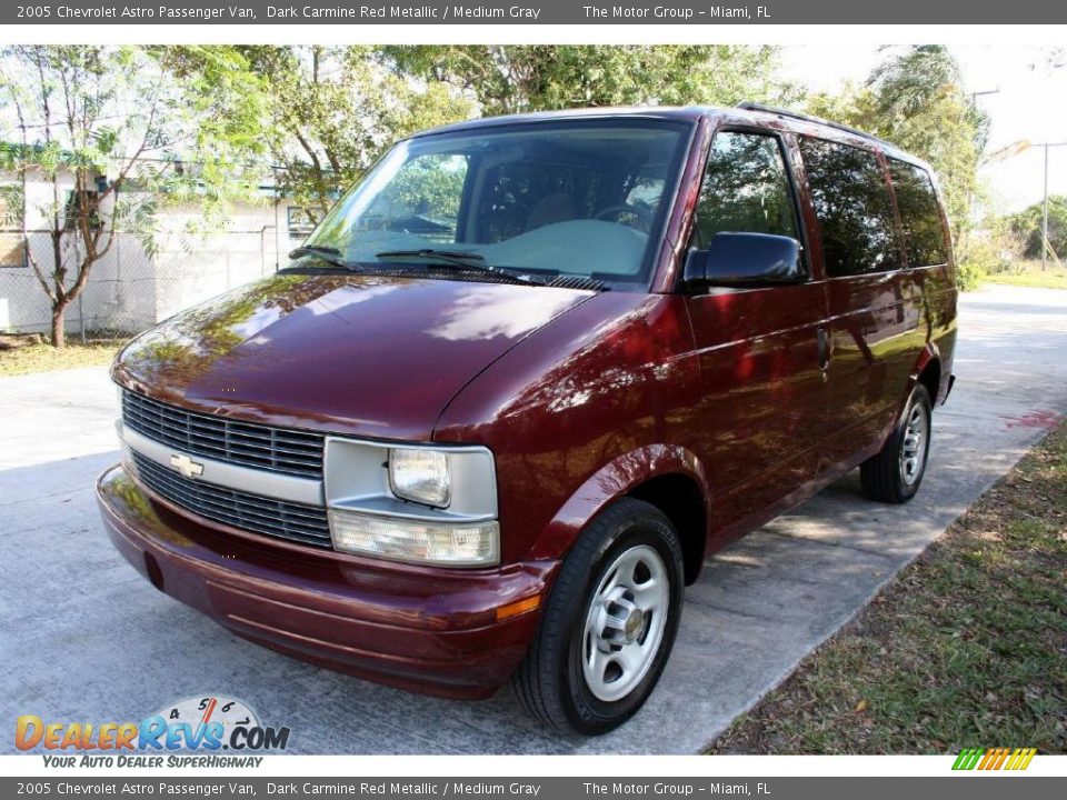 2005 Chevrolet Astro Passenger Van Dark Carmine Red Metallic / Medium Gray Photo #18