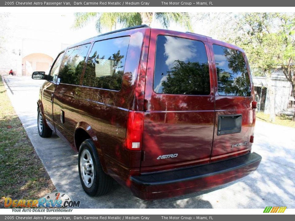 2005 Chevrolet Astro Passenger Van Dark Carmine Red Metallic / Medium Gray Photo #19
