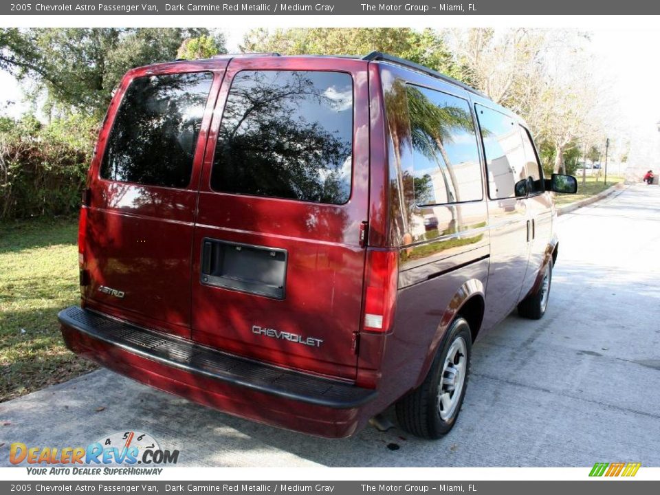 2005 Chevrolet Astro Passenger Van Dark Carmine Red Metallic / Medium Gray Photo #20