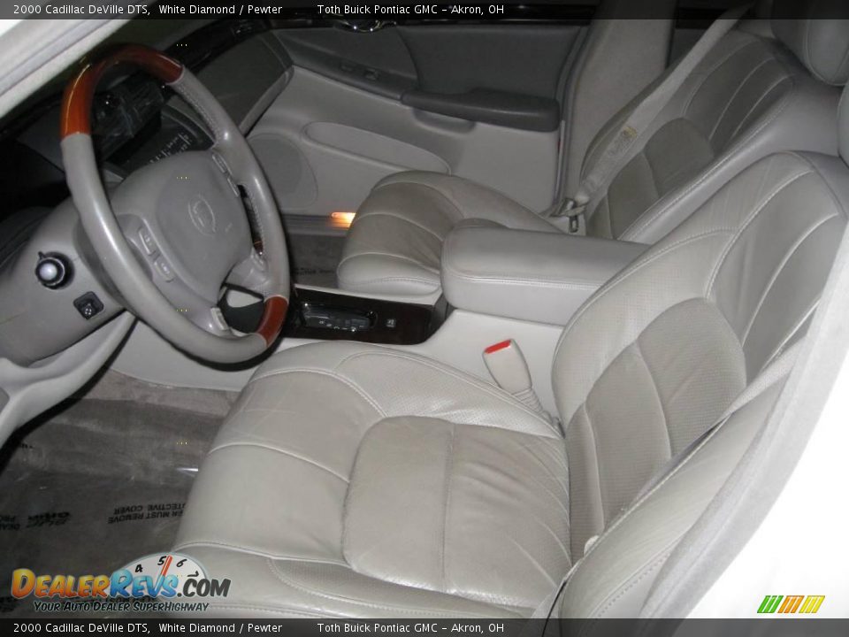 2000 Cadillac DeVille DTS White Diamond / Pewter Photo #7