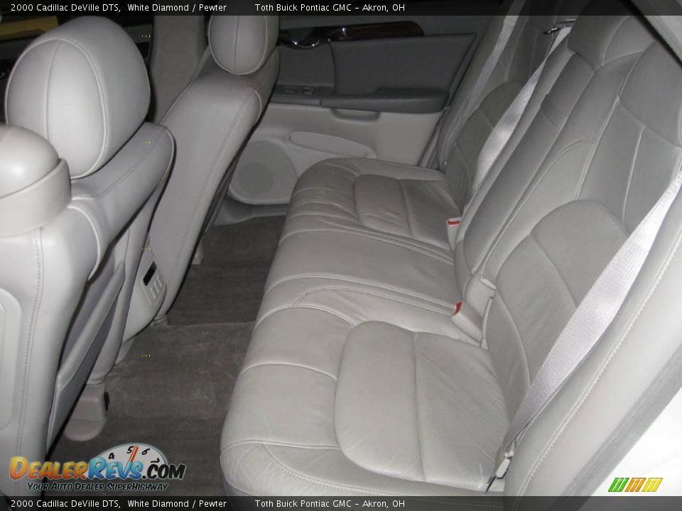 2000 Cadillac DeVille DTS White Diamond / Pewter Photo #8