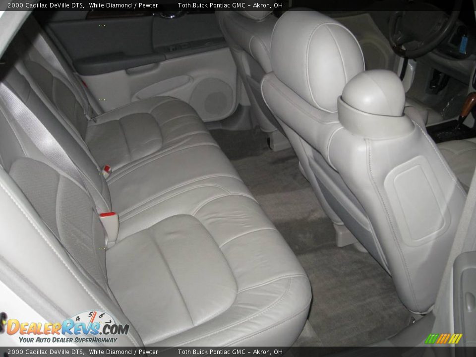 2000 Cadillac DeVille DTS White Diamond / Pewter Photo #18