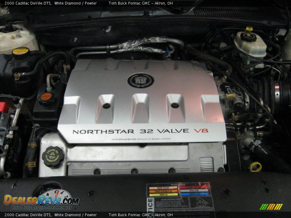 2000 Cadillac DeVille DTS White Diamond / Pewter Photo #20