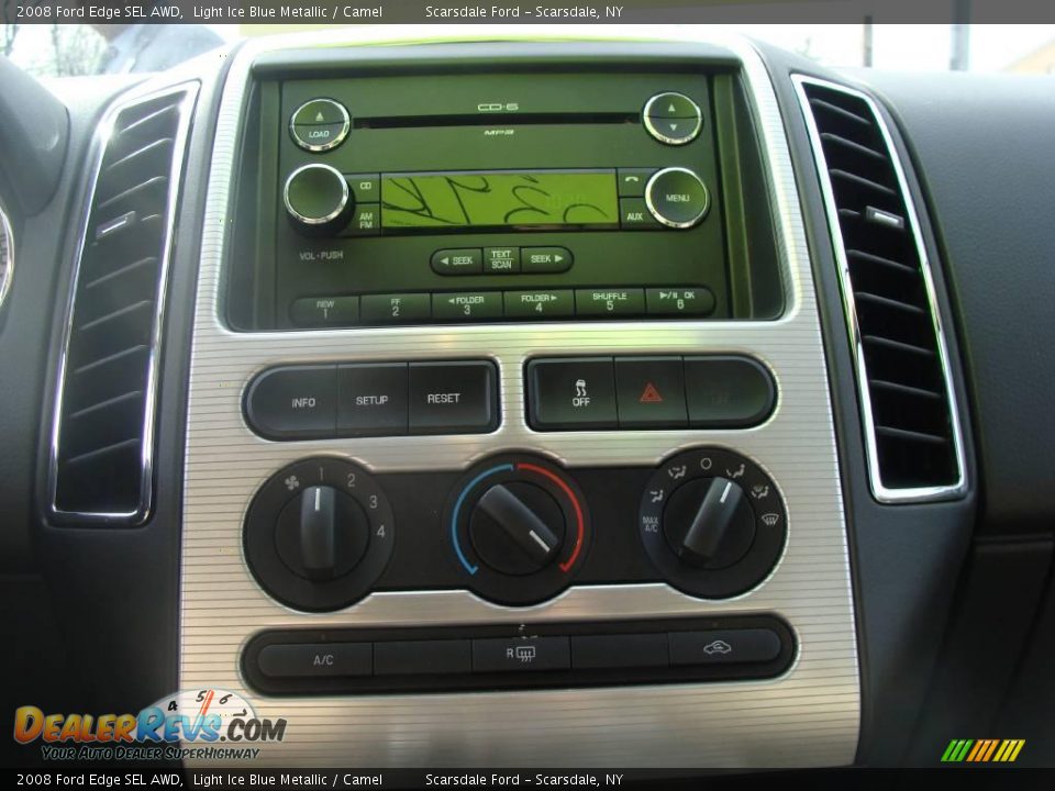 2008 Ford Edge SEL AWD Light Ice Blue Metallic / Camel Photo #21