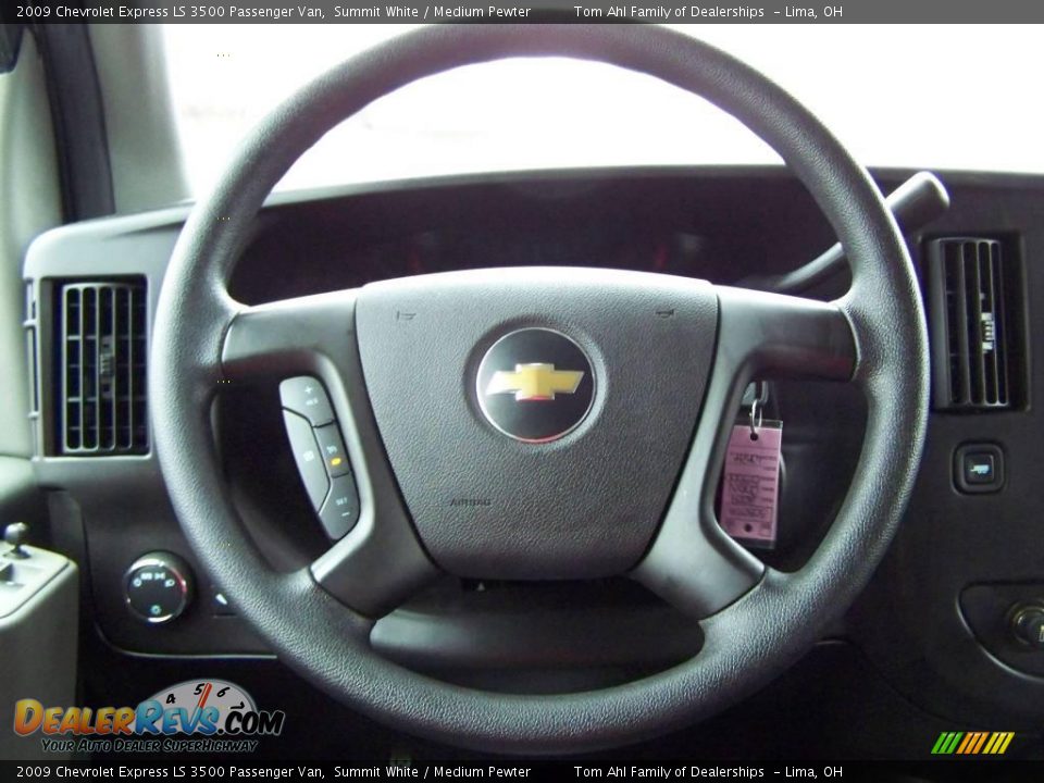 2009 Chevrolet Express LS 3500 Passenger Van Summit White / Medium Pewter Photo #23