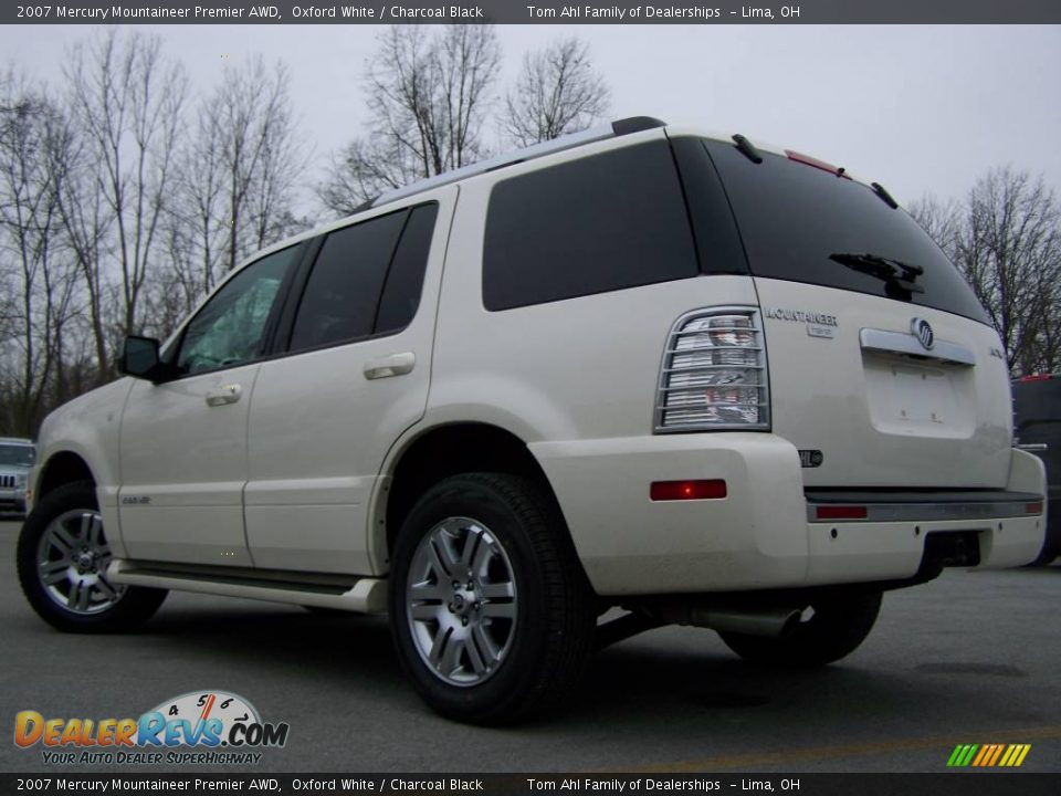 2007 Mercury Mountaineer Premier AWD Oxford White / Charcoal Black Photo #4