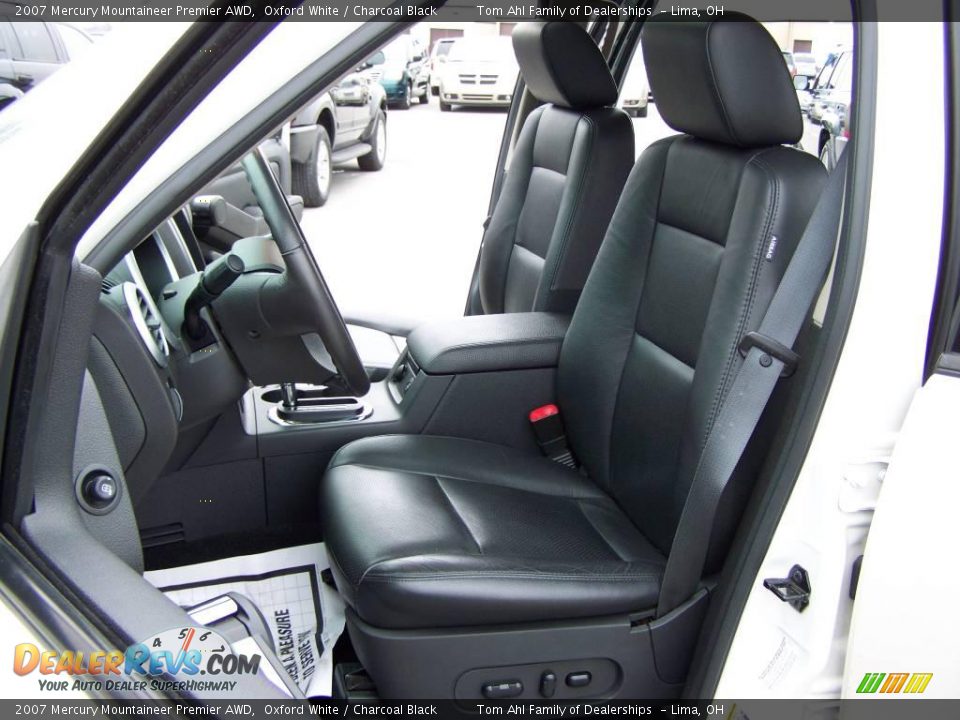 2007 Mercury Mountaineer Premier AWD Oxford White / Charcoal Black Photo #9