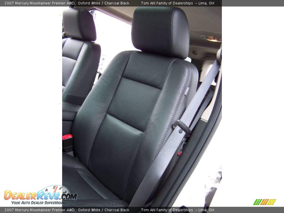 2007 Mercury Mountaineer Premier AWD Oxford White / Charcoal Black Photo #10