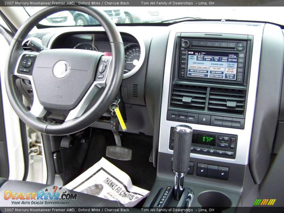 2007 Mercury Mountaineer Premier AWD Oxford White / Charcoal Black Photo #19