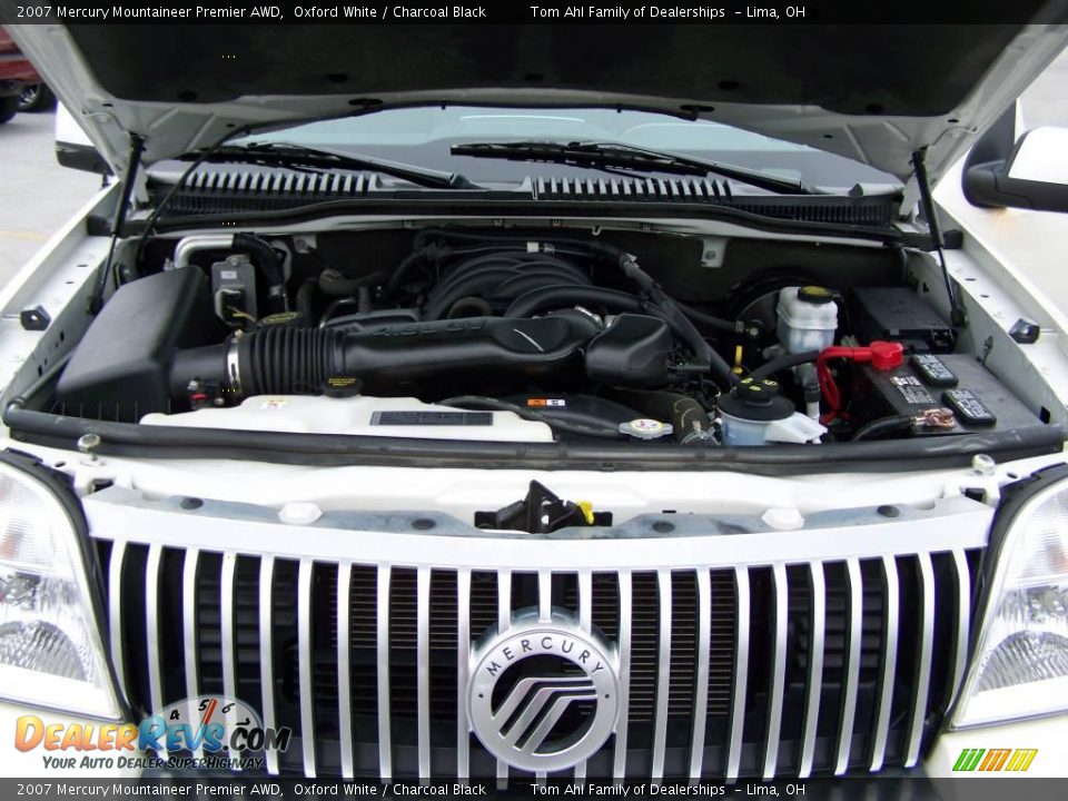 2007 Mercury Mountaineer Premier AWD Oxford White / Charcoal Black Photo #20