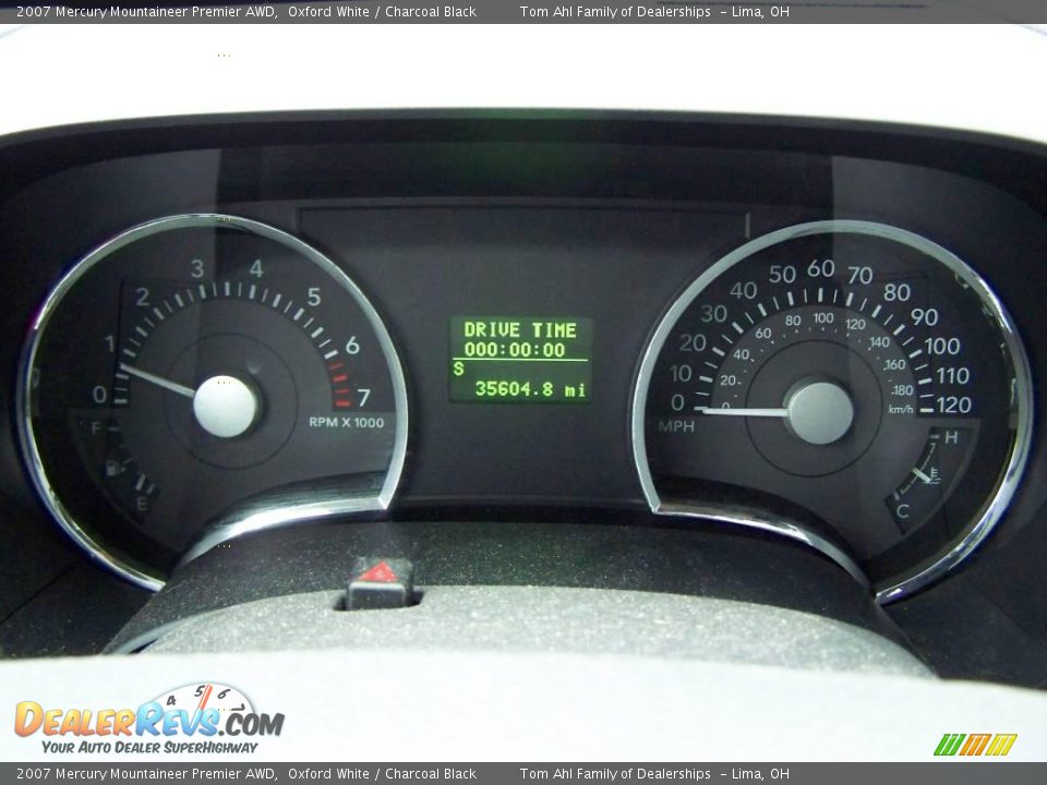 2007 Mercury Mountaineer Premier AWD Oxford White / Charcoal Black Photo #21