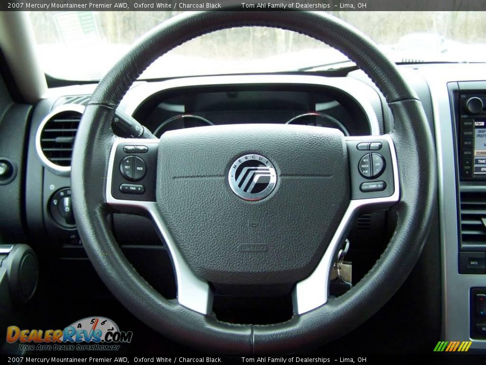 2007 Mercury Mountaineer Premier AWD Oxford White / Charcoal Black Photo #22