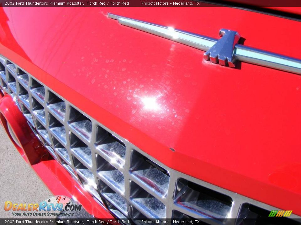 2002 Ford Thunderbird Premium Roadster Torch Red / Torch Red Photo #13