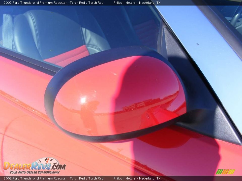 2002 Ford Thunderbird Premium Roadster Torch Red / Torch Red Photo #18
