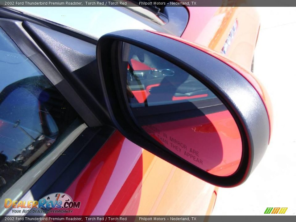 2002 Ford Thunderbird Premium Roadster Torch Red / Torch Red Photo #19