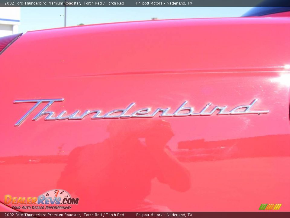 2002 Ford Thunderbird Premium Roadster Torch Red / Torch Red Photo #20