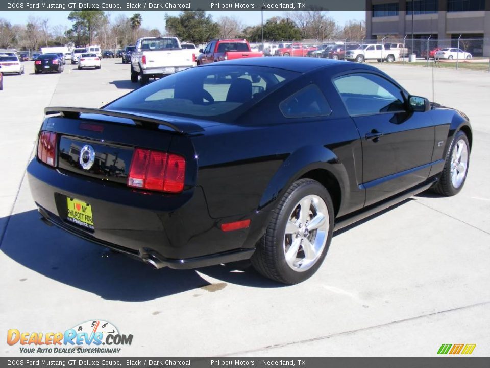2008 Ford Mustang GT Deluxe Coupe Black / Dark Charcoal Photo #3