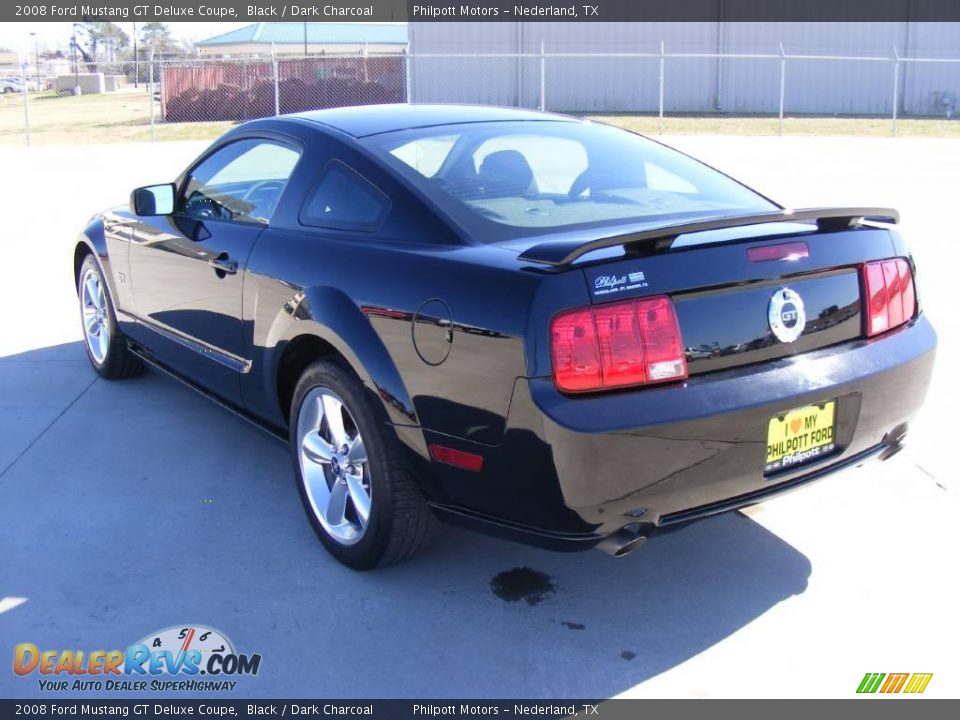 2008 Ford Mustang GT Deluxe Coupe Black / Dark Charcoal Photo #5