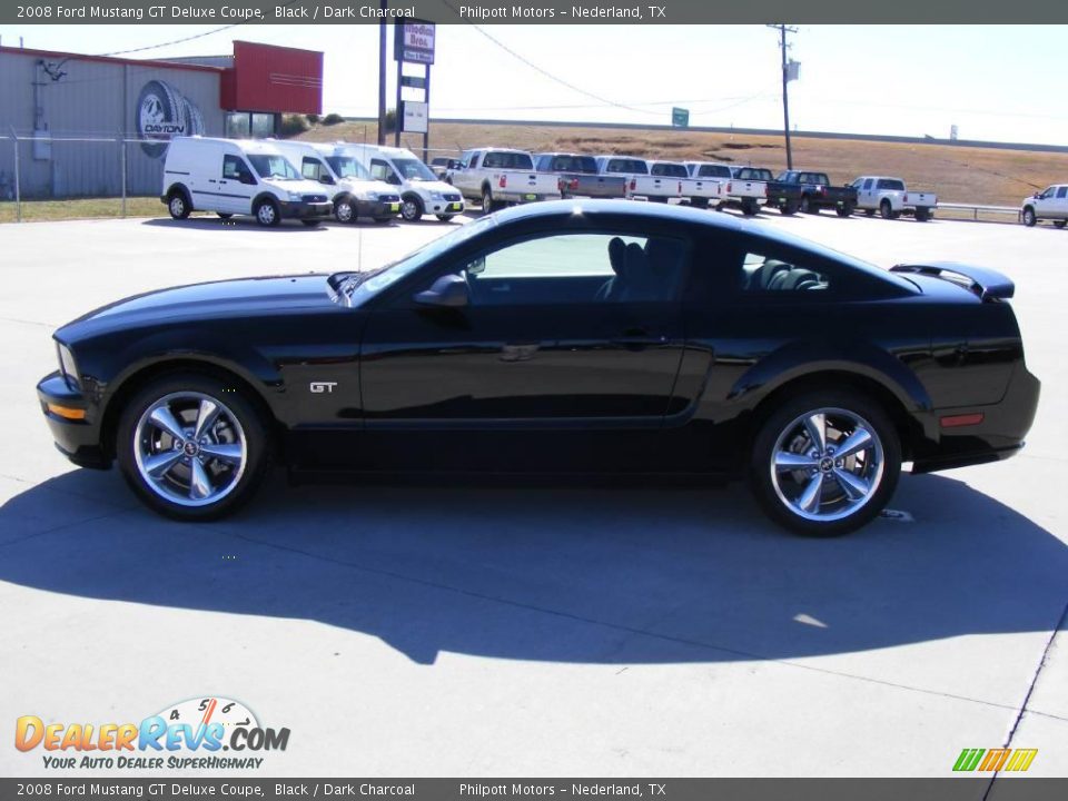 2008 Ford Mustang GT Deluxe Coupe Black / Dark Charcoal Photo #6