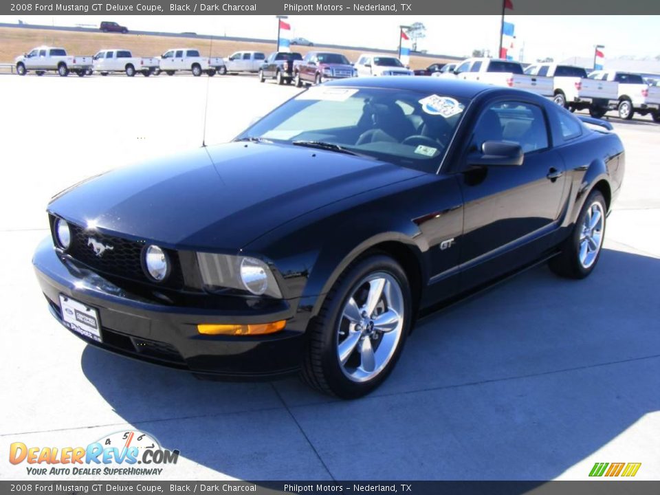 2008 Ford Mustang GT Deluxe Coupe Black / Dark Charcoal Photo #7
