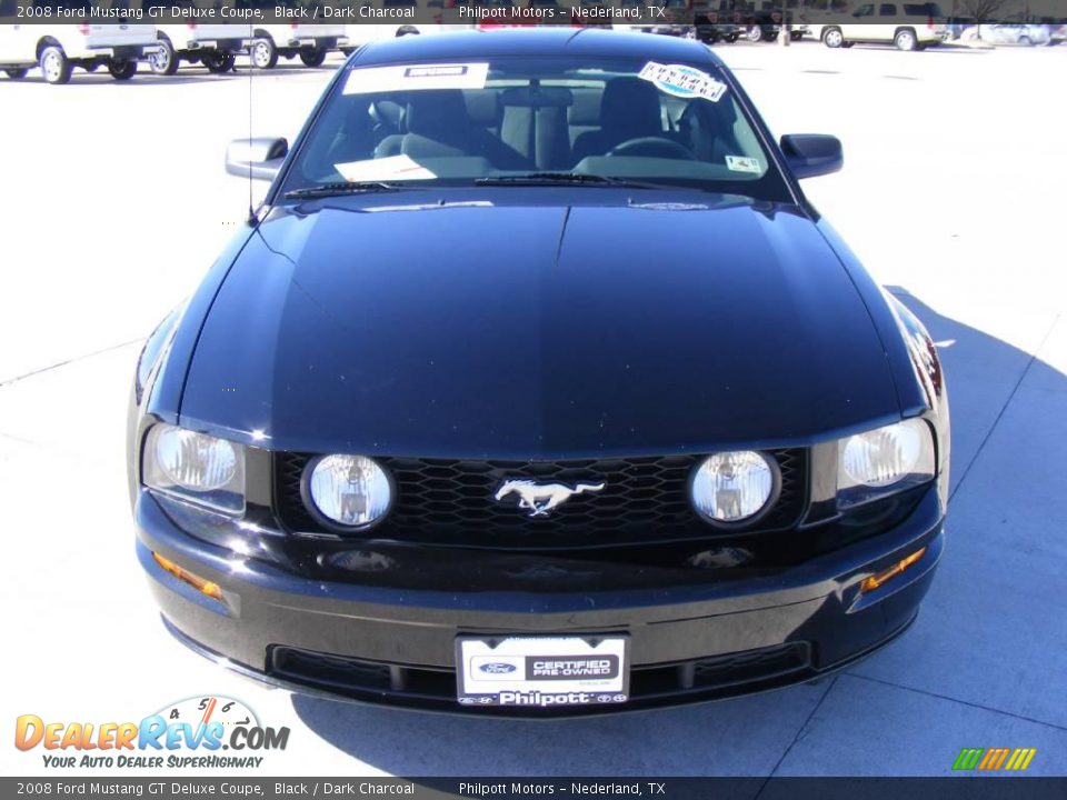 2008 Ford Mustang GT Deluxe Coupe Black / Dark Charcoal Photo #8