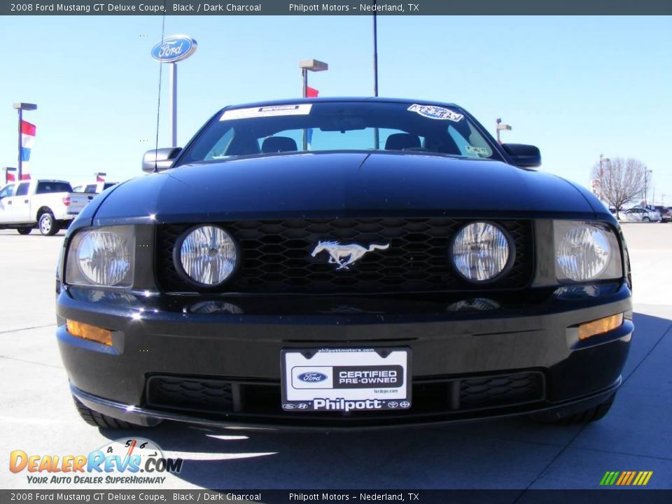 2008 Ford Mustang GT Deluxe Coupe Black / Dark Charcoal Photo #9