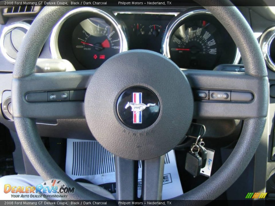 2008 Ford Mustang GT Deluxe Coupe Black / Dark Charcoal Photo #36