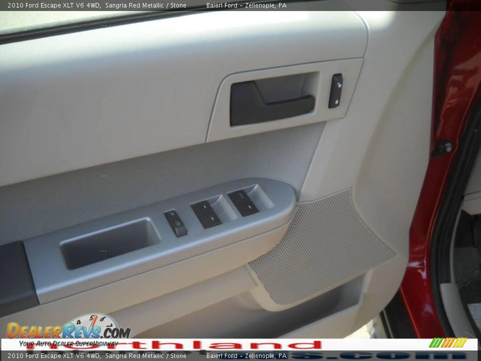 2010 Ford Escape XLT V6 4WD Sangria Red Metallic / Stone Photo #15