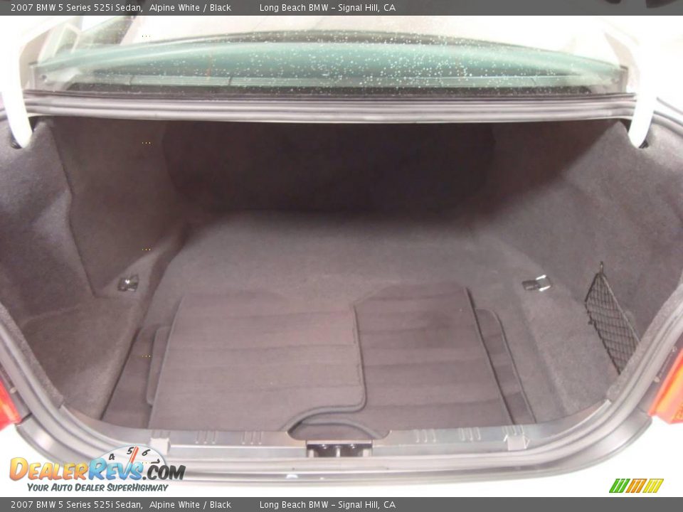 2007 BMW 5 Series 525i Sedan Alpine White / Black Photo #10