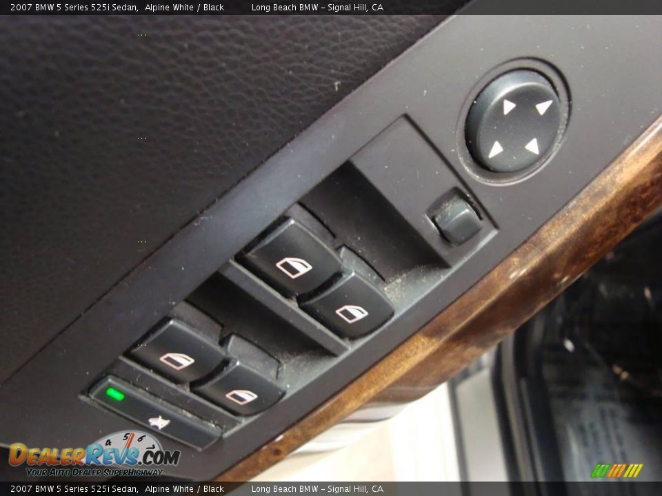 2007 BMW 5 Series 525i Sedan Alpine White / Black Photo #22