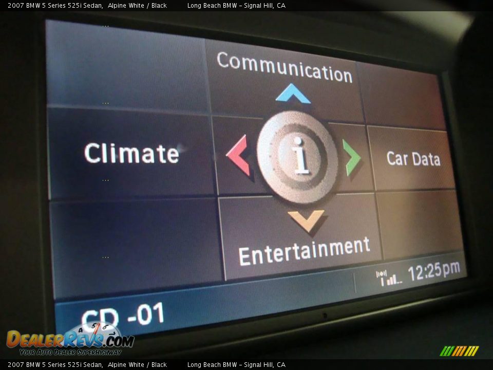 2007 BMW 5 Series 525i Sedan Alpine White / Black Photo #32