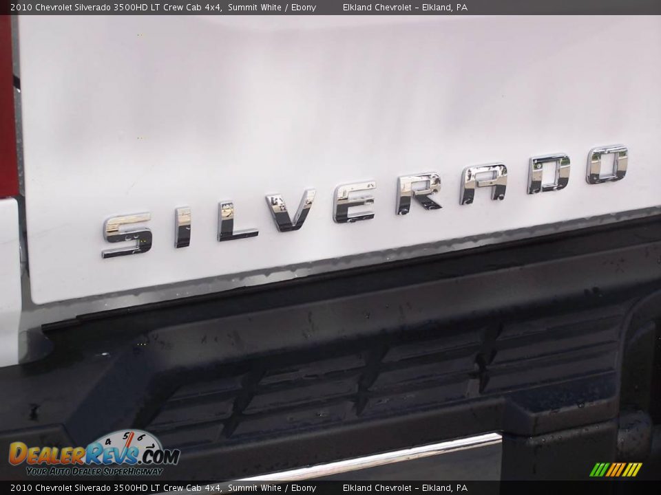 2010 Chevrolet Silverado 3500HD LT Crew Cab 4x4 Summit White / Ebony Photo #10