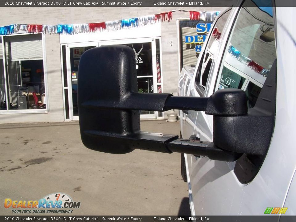 2010 Chevrolet Silverado 3500HD LT Crew Cab 4x4 Summit White / Ebony Photo #12