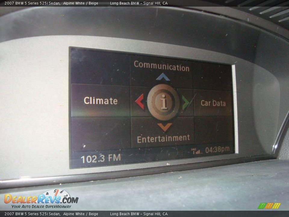 2007 BMW 5 Series 525i Sedan Alpine White / Beige Photo #34