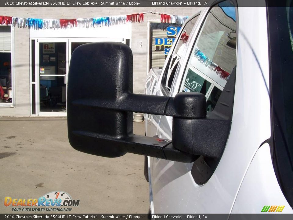 2010 Chevrolet Silverado 3500HD LT Crew Cab 4x4 Summit White / Ebony Photo #13