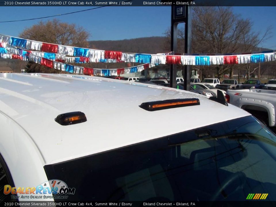 2010 Chevrolet Silverado 3500HD LT Crew Cab 4x4 Summit White / Ebony Photo #14