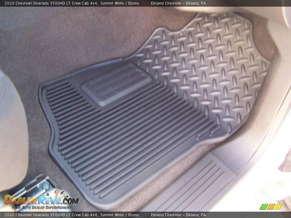 2010 Chevrolet Silverado 3500HD LT Crew Cab 4x4 Summit White / Ebony Photo #27