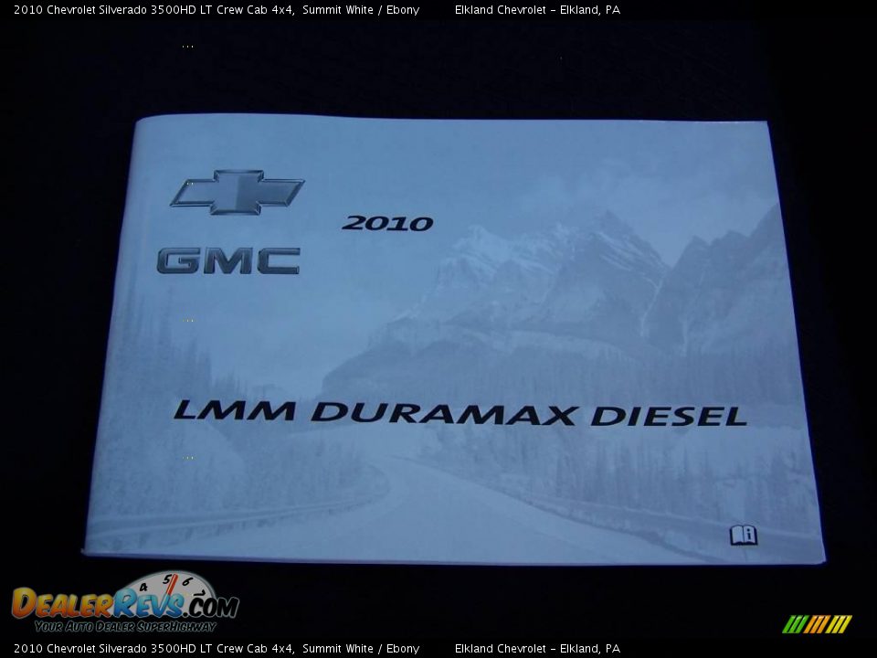 2010 Chevrolet Silverado 3500HD LT Crew Cab 4x4 Summit White / Ebony Photo #31