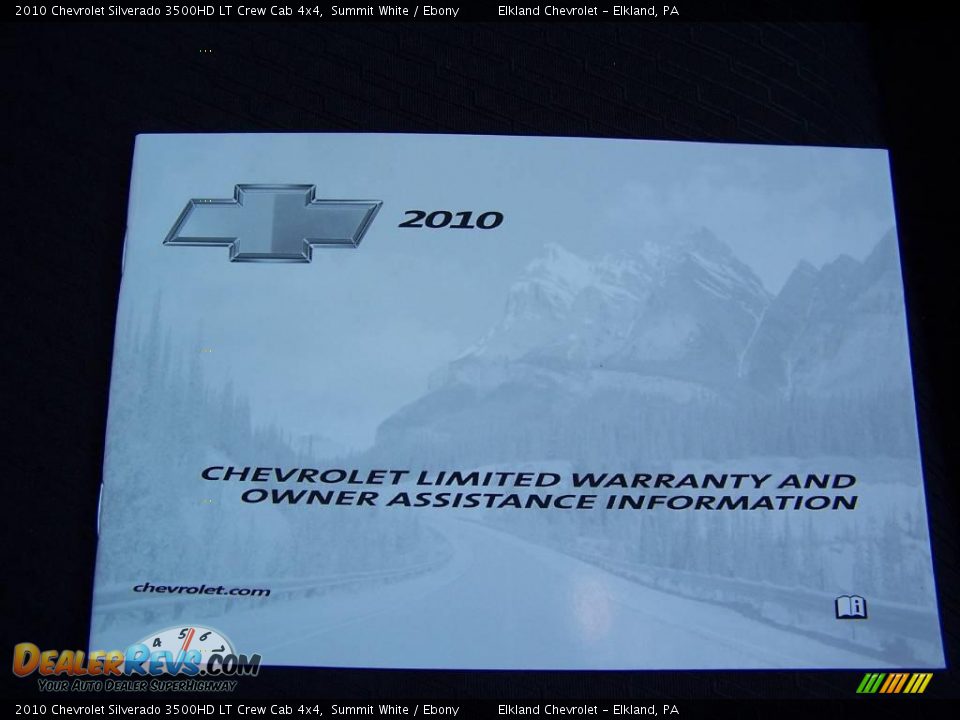 2010 Chevrolet Silverado 3500HD LT Crew Cab 4x4 Summit White / Ebony Photo #33