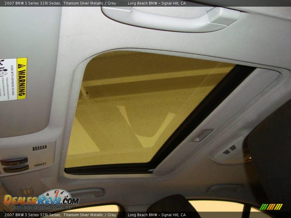 2007 BMW 3 Series 328i Sedan Titanium Silver Metallic / Grey Photo #32