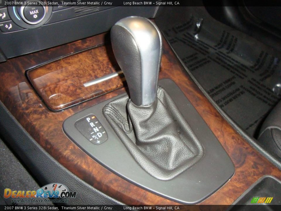 2007 BMW 3 Series 328i Sedan Titanium Silver Metallic / Grey Photo #36