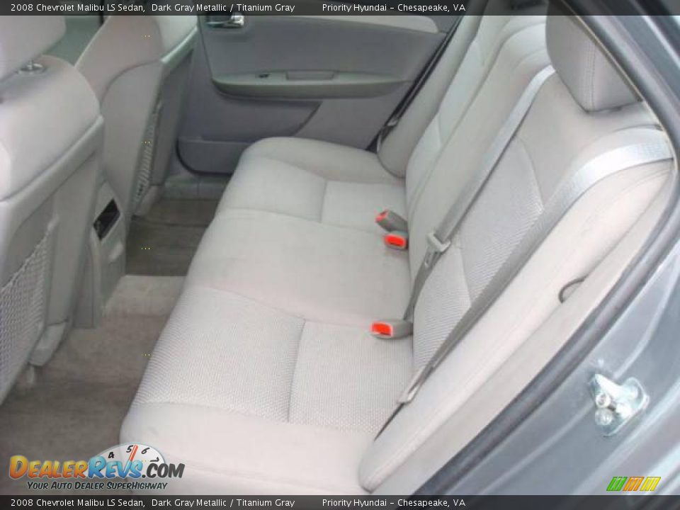 2008 Chevrolet Malibu LS Sedan Dark Gray Metallic / Titanium Gray Photo #10