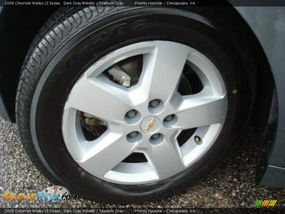 2008 Chevrolet Malibu LS Sedan Dark Gray Metallic / Titanium Gray Photo #20