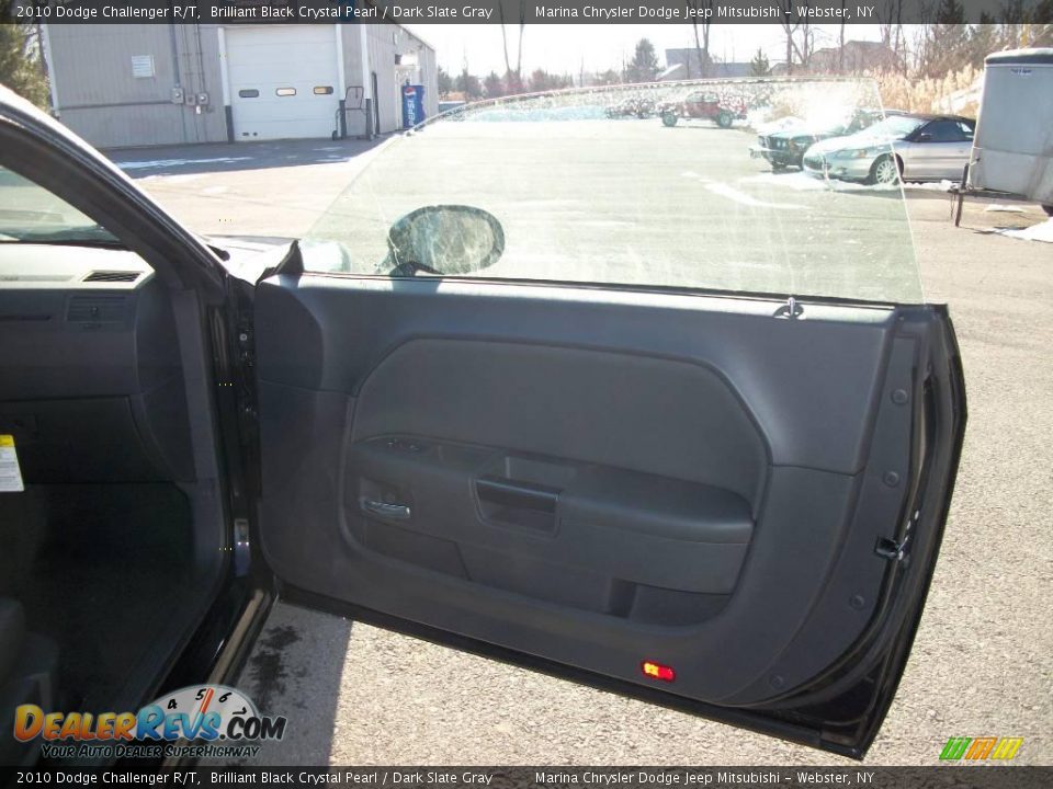 2010 Dodge Challenger R/T Brilliant Black Crystal Pearl / Dark Slate Gray Photo #16