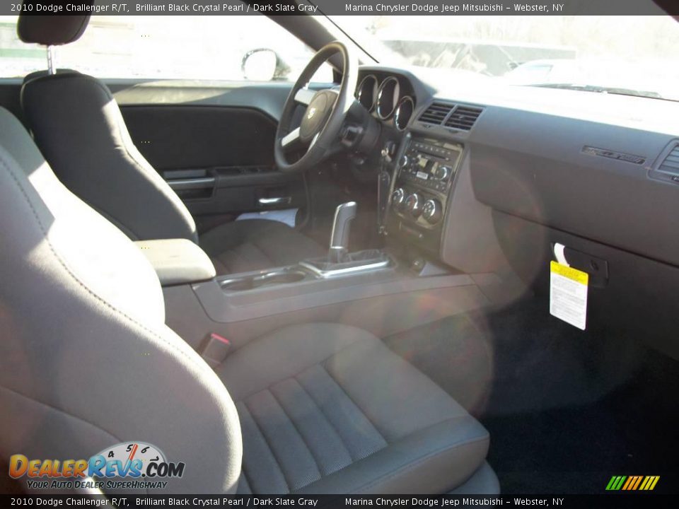 2010 Dodge Challenger R/T Brilliant Black Crystal Pearl / Dark Slate Gray Photo #17
