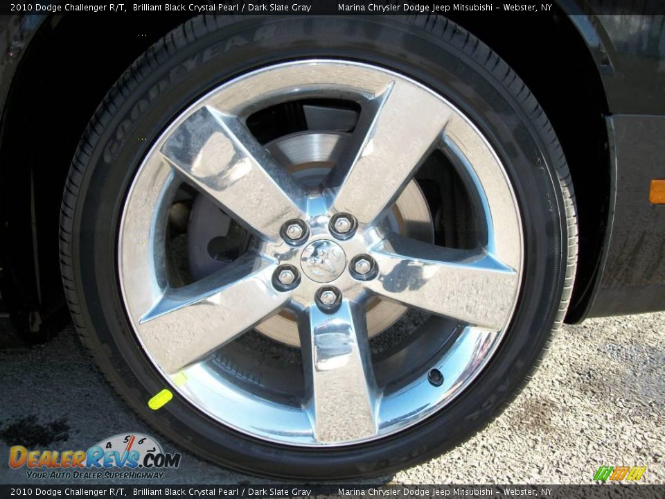 2010 Dodge Challenger R/T Brilliant Black Crystal Pearl / Dark Slate Gray Photo #18