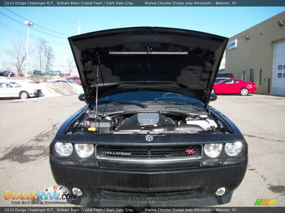2010 Dodge Challenger R/T Brilliant Black Crystal Pearl / Dark Slate Gray Photo #19