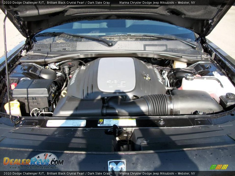 2010 Dodge Challenger R/T Brilliant Black Crystal Pearl / Dark Slate Gray Photo #20